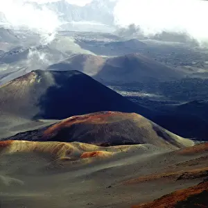 Crater Prints: Haleakala Crater Maui Hawaii from the Crater Rim near Visitor center