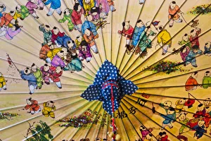 Hand made paper umbrella, Meinong, Taiwan
