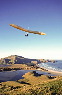 Silence Prints: Hang Gliding, Otago Peninsula, Dunedin