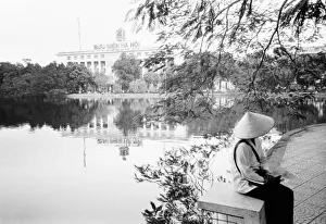 Ha Noi Prints: Hanoi Vietnam, Hoan Kiem Lake View (NR)