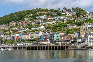 Images Dated 15th July 2024: Harbor and town, Dartmouth, Kingswear, Devon, England