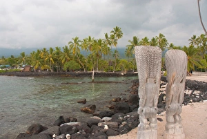 Images Dated 5th September 2011: Hawaii, Big Island, South Kona, Pu uhonua o Honaunau National Historical Park