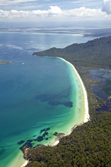 Hazards Beach and Lagoon, Promise Bay, Freycinet National Park, Freycinet Peninsula