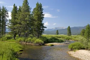 Images Dated 25th July 2006: Headwaters of the Salmon River in the Sawtooth National Recreation Area of Idaho