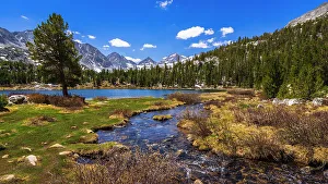 Hike Prints: Heart Lake in Little Lakes Valley, John Muir Wilderness, California, USA