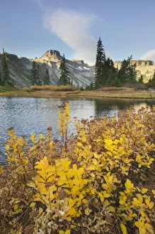 Tarn Prints: Heather Meadows in autumn. Table Mountain is in the distance