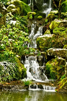 Images Dated 5th December 2016: Heavenly Falls, Strolling Garden, Portland Japanese Garden, Portland, Oregon, USA