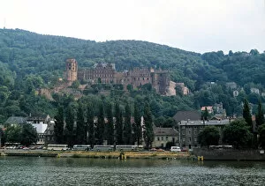 Images Dated 28th June 2006: Heidelberg view with castle Germany Copyright: AAAC Ltd