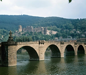 Heidelberg Prints: Heidelberg view with castle Germany Copyright: aAC Ltd