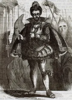 Holding Prints: HENRY III of France (1551-1589). King of France (1574-1589). Elected King of Poland (1573)