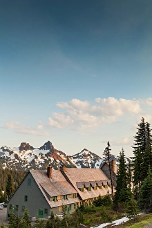 Cascade Mountain Prints: Henry M. Jackson Visitor Center, Mt. Rainier National Park, Washington State, USA
