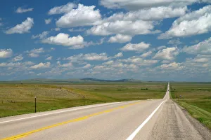 Lonely Prints: Highway 85 north of Spearfish, South Dakota, USA