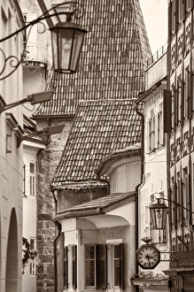 Alley Prints: Historic alleyway in southern Germany