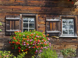 The historic alpine settlement Gerstruben in the Allgau near Oberstdorf. Germany, Bavaria