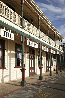 Waikato Prints: Historic Brian Boru Hotel, Thames, Coromandel Peninsula, North Island, New Zealand
