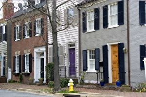 Images Dated 9th April 2007: Historic buildings at Alexandria, Virginia