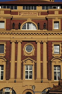 Historical Building Prints: Historic Ferry Building, Auckland waterfront, North Island, New Zealand