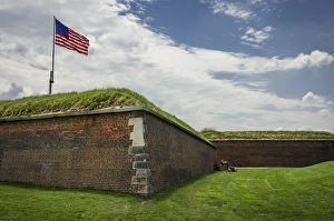 Images Dated 13th July 2015: Historic Fort McHenry, birthplace of the Star Spangled Banner, the national anthem