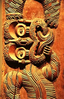 Images Dated 1st March 2007: Historic Maori Carving, Otago Museum