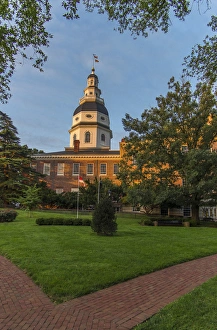 Images Dated 20th September 2014: Historic Maryland state house in Annapolis, MD