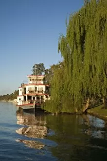 Historic Paddle Steamer PS Marion, Murray River, Mannum, South Australia, Australia