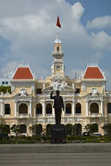 District One Prints: Historic Peoples Committee Building (former Hotel de Ville de Saigon)