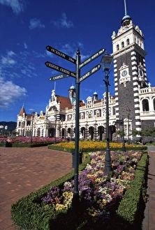 Historic Railway Station, Dunedin, New Zealand