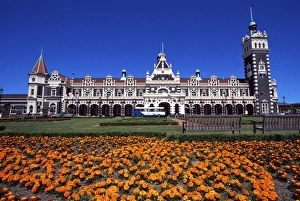 Historic Railway Station, Dunedin, New Zealand