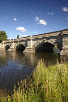 Arched Prints: Historic Ross Bridge, and Macquarie River, Ross, Midlands, Tasmania, Australia