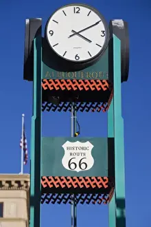 Albuquerque Prints: Historic Route 66 crossroads in downtown Albuquerque New Mexico
