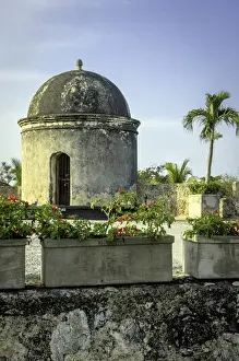 Images Dated 19th January 2015: Historic Spanish colonial walls and fortifications surround the Old City of Cartagena