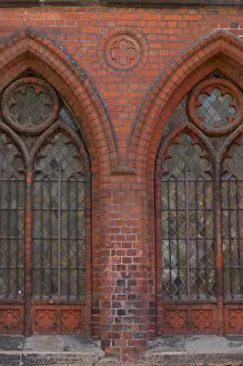 historic windows, Lubeck_germany