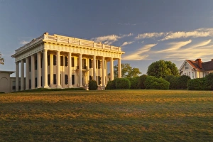 Macon Prints: Historic Woodruff House, Coleman Hill at sunrise, Macon, Georgia
