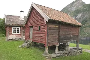 Images Dated 2nd January 2004: Historical building at Flam, Flam norway is nestled in the innermost corner of