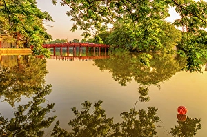 Colonial Prints: Hoan Kiem Lake Park, Hanoi, Vietnam