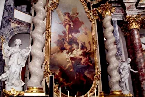 Wurzburg Prints: Hofkirche Chapel in the Residenz Palace, Baroque, Wurzburg Germany