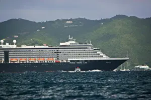 Ship Prints: Holland America Cruise Line, The Nodrdam in the Sir Francis Drake Channel