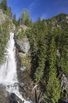 Holland Falls in the Lolo National forest, Montana, USA