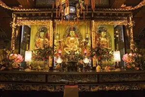 Images Dated 9th October 2006: Hong Kong. The monastary at the base of the Tian Tan Buddha