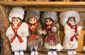Honningsvag Norway cruise Hurtigruten Sami Tribal souvenirs of home made items