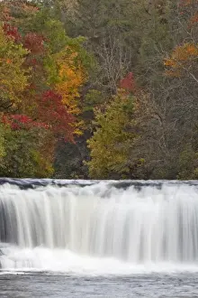 South East Prints: Hooker Falls on Little River in the DuPont State Forest near Brevard, North Carolina