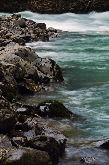 Drop Prints: Hooksack River; Mount Baker-Snoqualmie National Forest; Washington; USA