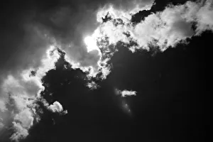 Images Dated 17th September 2006: Hope in the silver lining of the clouds