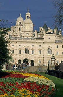 Sight See Prints: Horse guards barracks in London, England