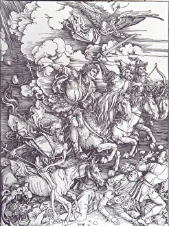 Images Dated 28th March 2005: Four Horsemen of the Apocalypse by Durer GERMANY Copyright: aACollectionLtd