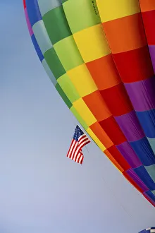 Images Dated 1st July 2018: Hot air balloon bringing color to the sky
