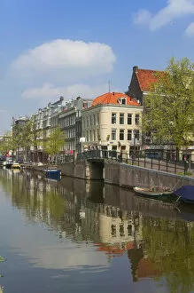 Houses along the canal, Amsterdam, Netherlands