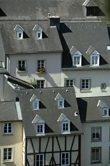 Houses in old city, Luxembourg