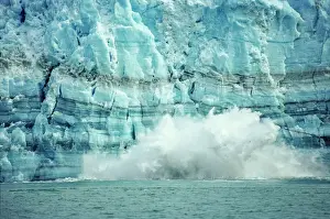 Frozen Prints: The Hubbard Glacier is tidewater glacier that calves frequently, tongass National Forest