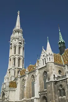 Images Dated 12th May 2004: HUNGARY-Budapest: Castle Hill (Buda)- Detail of Matthias Church